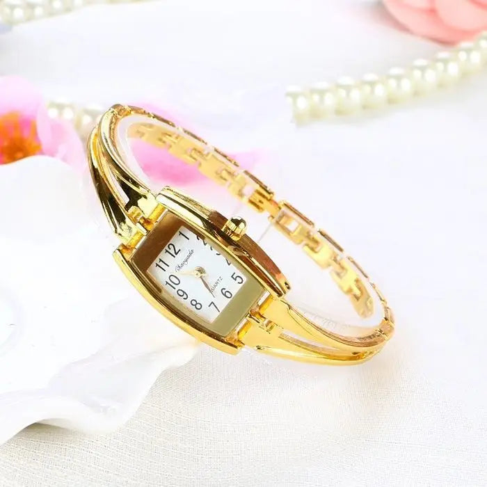 I più nuovi braccialetti per orologi da polso da donna Orologi da donna in acciaio inossidabile di moda Orologio da donna al quarzo Orologi Reloj Mujer