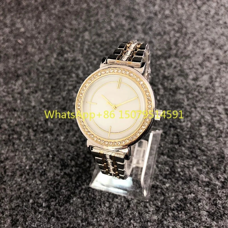 Orologi di Lusso in Cristallo per Donne, Marca di Moda, Orologio al Quarzo con Diamanti per Signore, Orologi da Polso Femminili in Acciaio, Relogio Feminino, Regalo