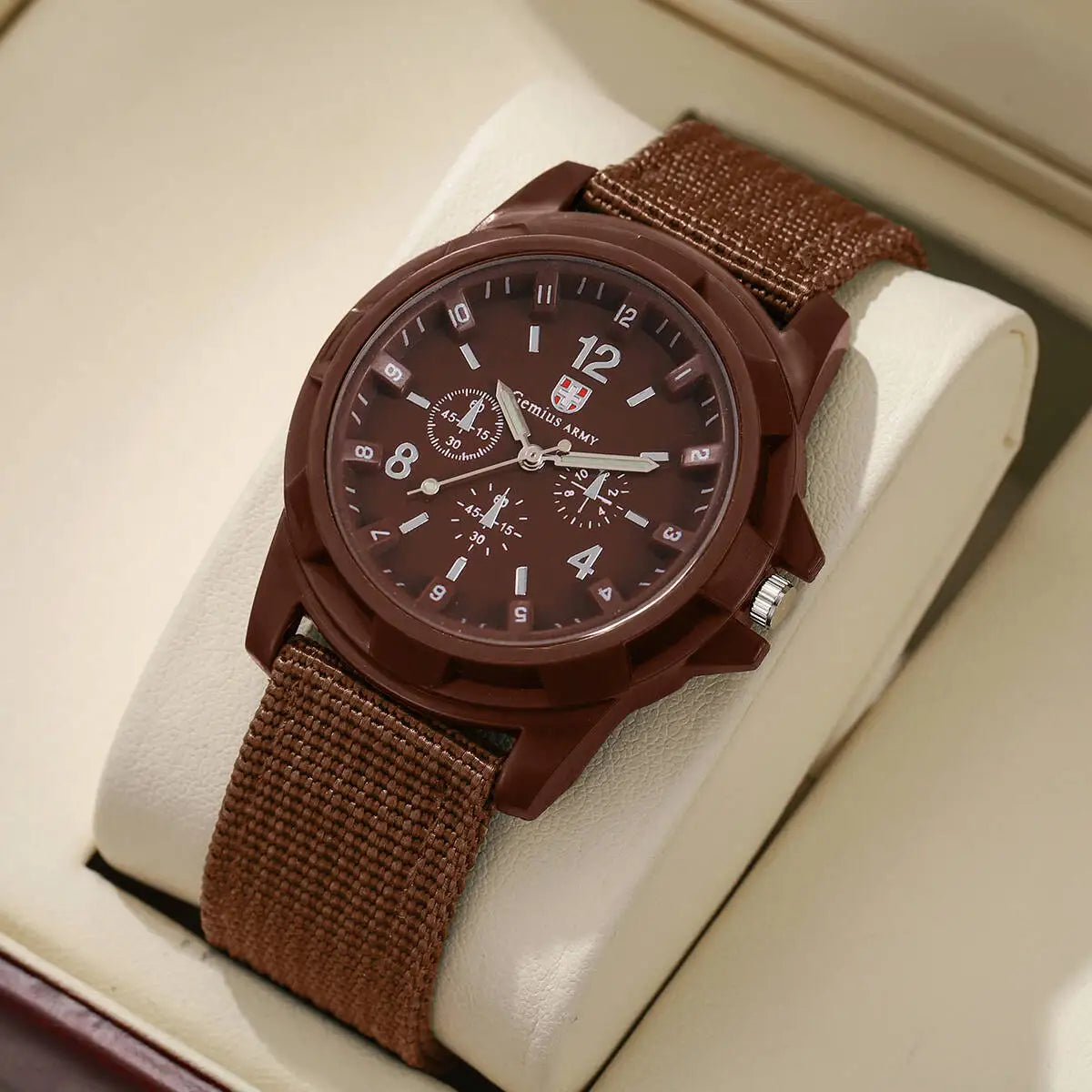 Orologi militari da uomo casual Orologio da polso sportivo al quarzo Cinturino in nylon Orologio da uomo Relogio Masculino (senza scatola)