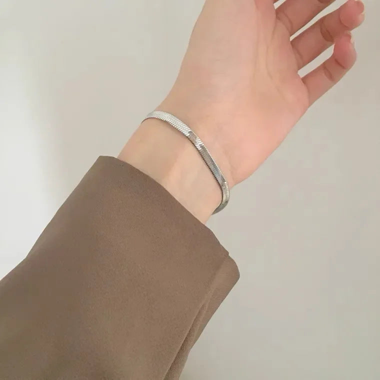 Set di collane con bracciale a catena in argento sterling 925 da 4 mm per donna uomo set di gioielli da sposa per feste di moda regali