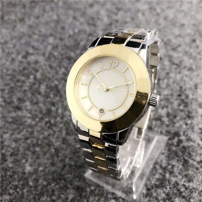 Nuovi Orologi da Donna di Lusso, Moda, Calendario, Acciaio Inossidabile, Quarzo, Orologi da Polso da Donna, Reloj Mujer, Best Seller, Montre