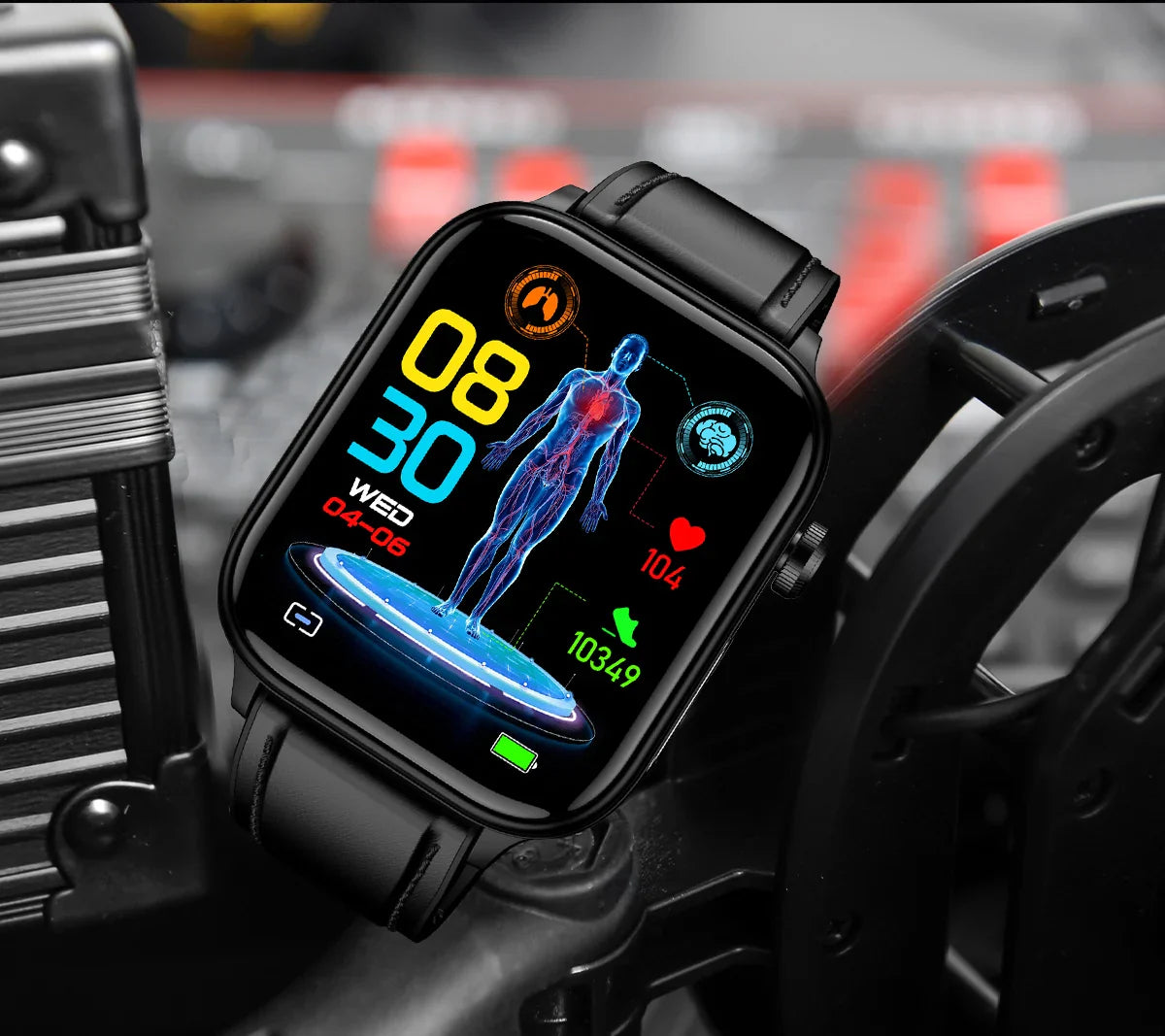 Nuovo 2025 Smartwatch per XIAOM1 con ECG+PPG, Monitoraggio Grasso Sanguigno e Acido Urico, Frequenza Cardiaca, Pressione Sanguigna, Chiamate Bluetooth per Uomini e Donne
