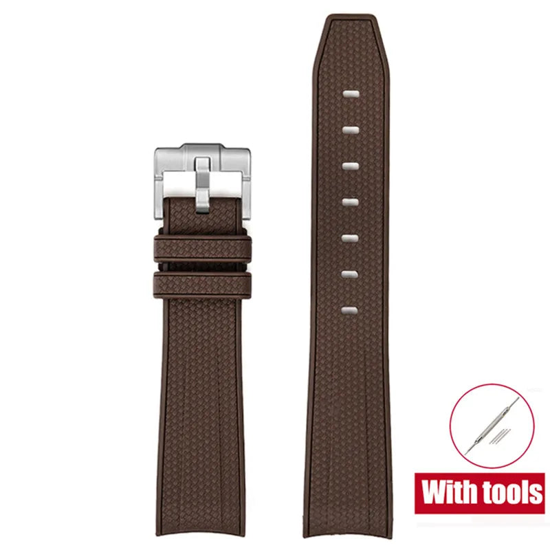 Cinturino in gomma per Swatch X Omega Joint MoonSwatch Cinturino sportivo impermeabile da 20 mm Cinturino con estremità curva in silicone per uomo donna