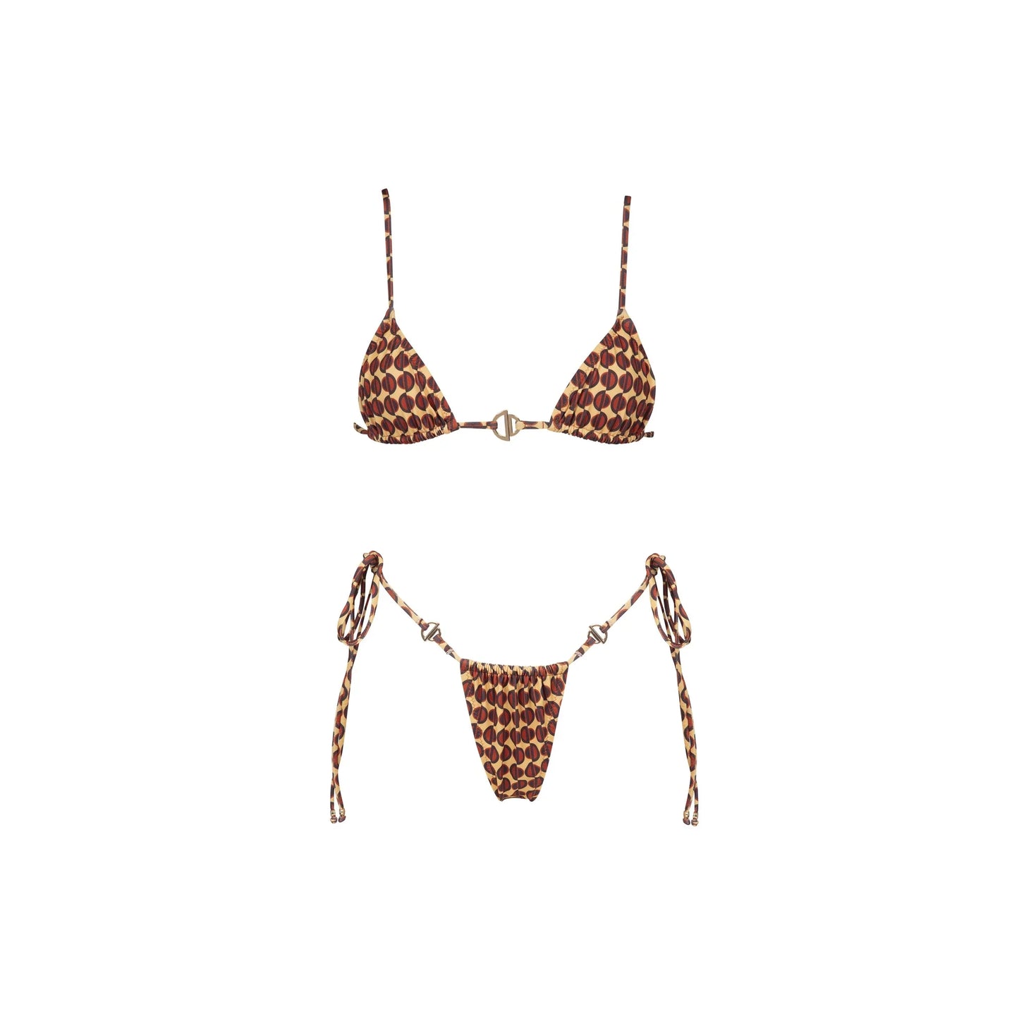 Costume da bagno bikini sexy con scollo all'americana con pantaloni Costumi da bagno Donna Bikini brasiliano Costume da bagno a gamba alta Estate femminile