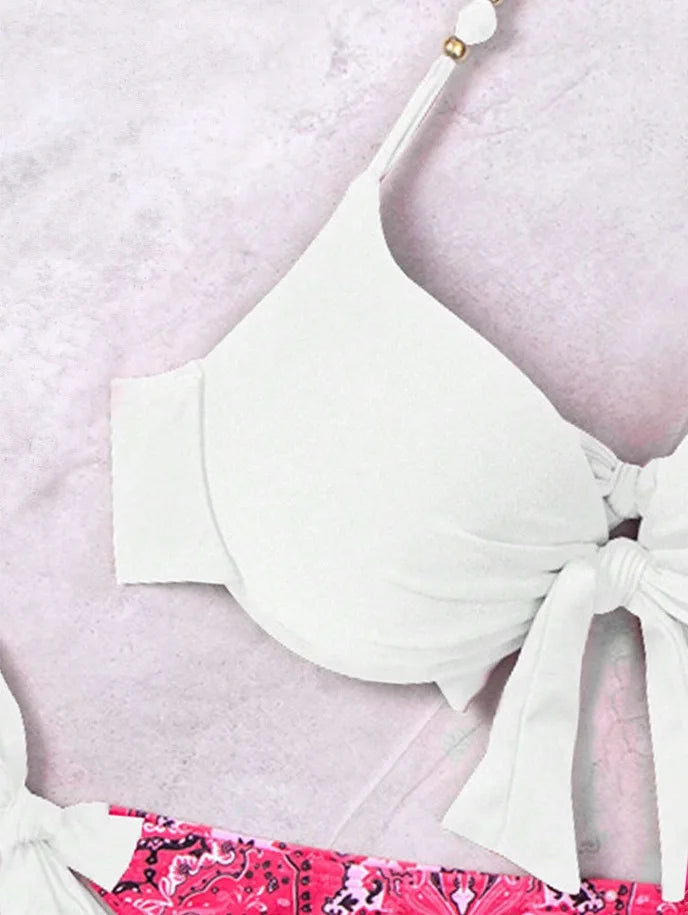 Sexy Push Up Bikini 2024 Costume da bagno donna Due pezzi Costumi da bagno Perizoma femminile Bikini Set Nuoto per costumi da bagno Biquini brasiliano