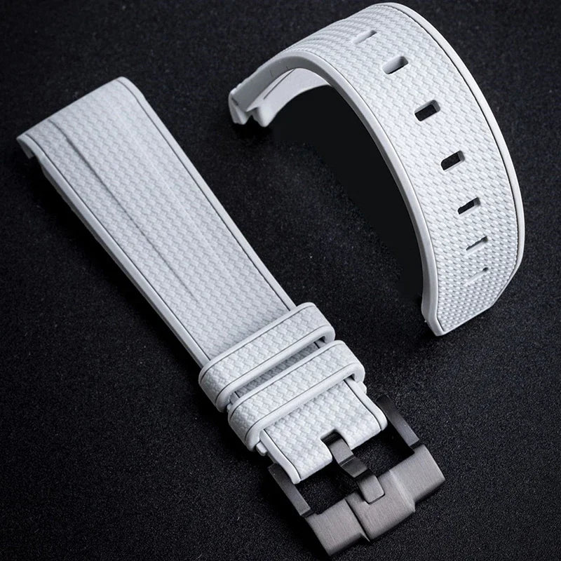 Cinturino in gomma per Swatch X Omega Joint MoonSwatch Cinturino sportivo impermeabile da 20 mm Cinturino con estremità curva in silicone per uomo donna