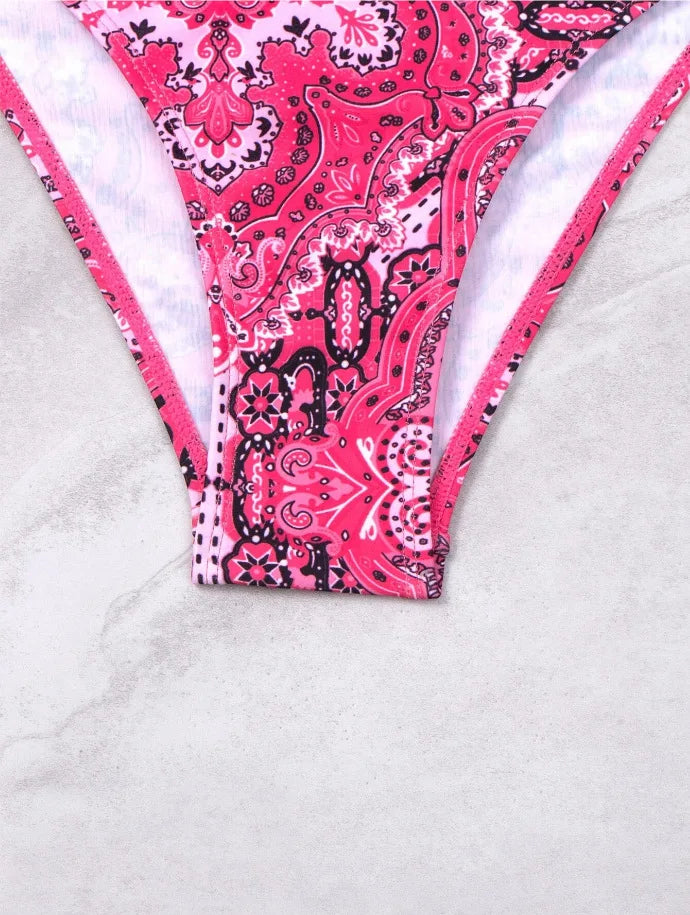 Sexy Push Up Bikini 2024 Costume da bagno donna Due pezzi Costumi da bagno Perizoma femminile Bikini Set Nuoto per costumi da bagno Biquini brasiliano