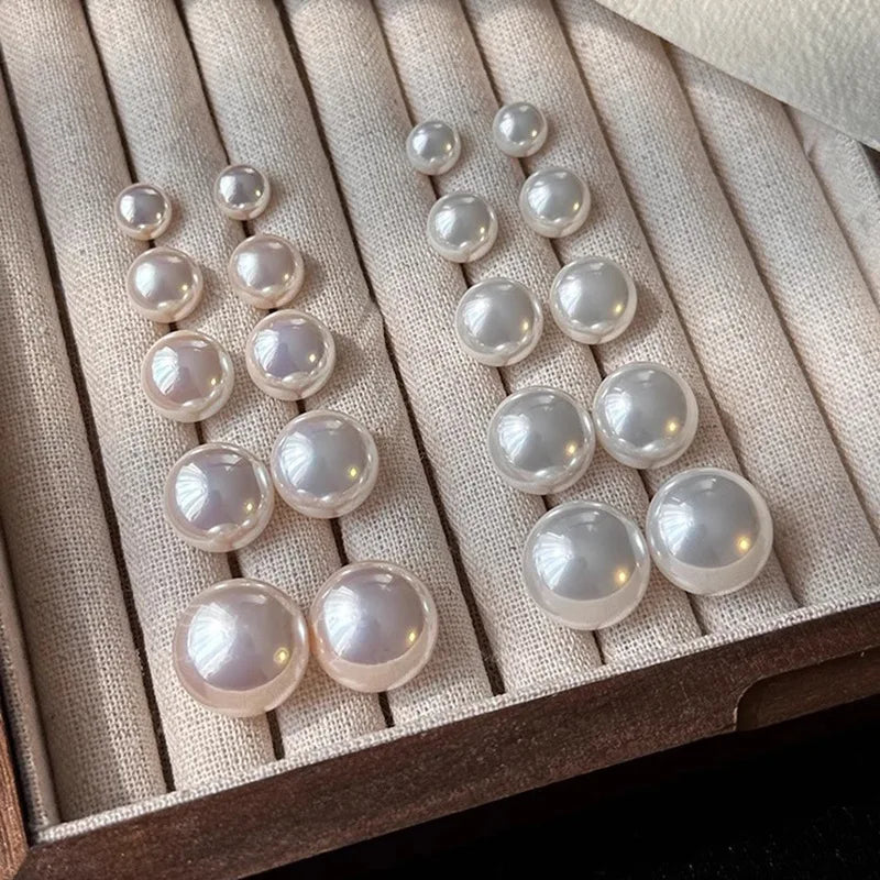 Nuovi orecchini di perle in argento sterling 925 con fascino di personalità, orecchini da donna con fascino squisito, regalo di compleanno, gioielli squisiti