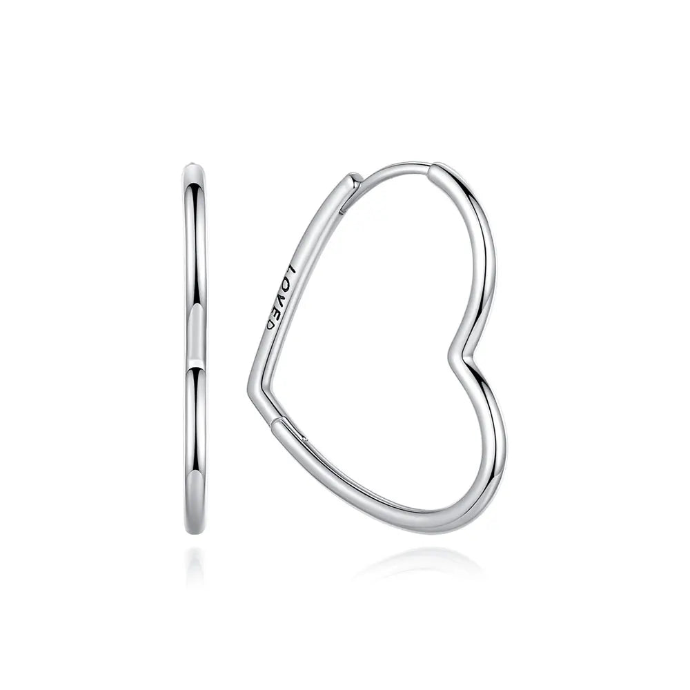 Orecchini Originali in Argento Sterling 925, Modello 2026, a Perno e a Cerchio con Cristalli, per Donna, in Oro Rosa, con Corona, Cuore, Infinito, Ape, Gioielli