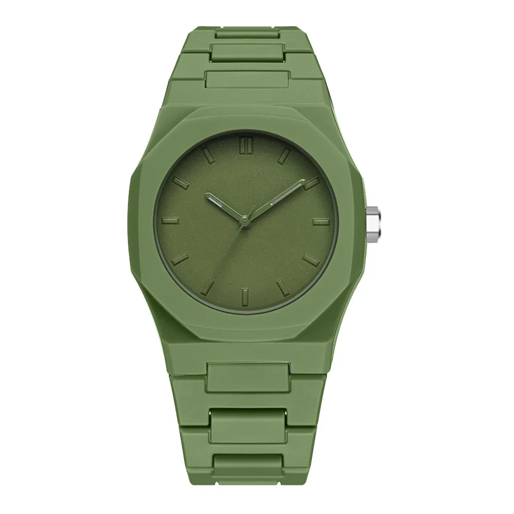 VA VA VOOM Orologio creativo da uomo di marca Moda Silicone Nero Business Style Arabo Digitale Creativo Militare Orologi sportivi al quarzo