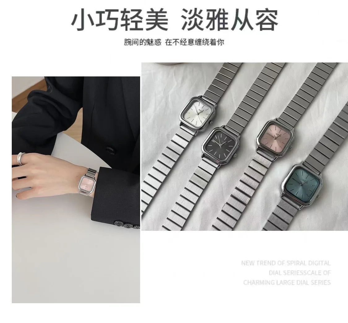 Orologio da donna di lusso Orologio da polso al quarzo da donna con cintura in acciaio alla moda delle migliori marche Montre Femme Bellissimi regali Orologi da donna di lusso