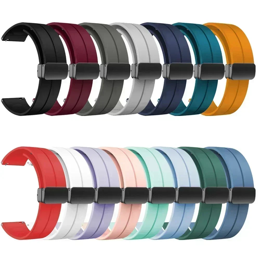 22mm 20mm cinturino magnetico in silicone per Omega X Swatch Joint MoonSwatch cinturino per Xiaomi Watch S4 S3 S2 S1/Huawei GT6Pro GT6 5 4 46
