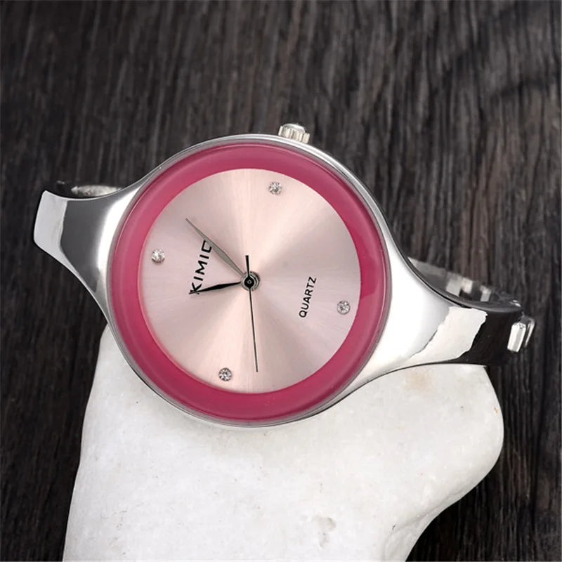 Orologi da polso da donna Moda Feminino Relogio Orologi da polso da donna in acciaio inossidabile Orologio da donna in cristallo di lusso Reloj Mujer