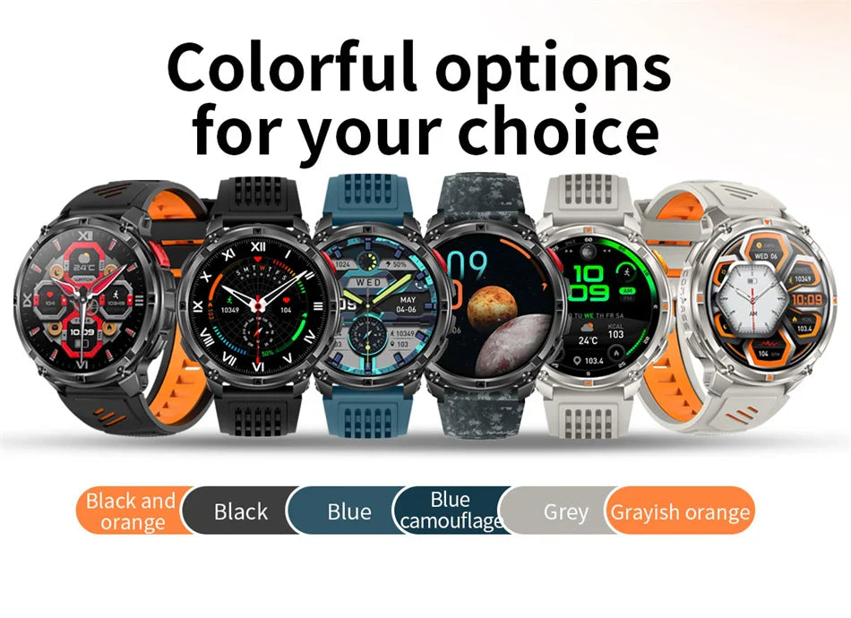 Nuovo T-Rex3 Ultra 1100mAh Batteria Smart Watch GPS Track Bussola IP69K Impermeabile Sport tracker All'aperto Militare Smartwatch