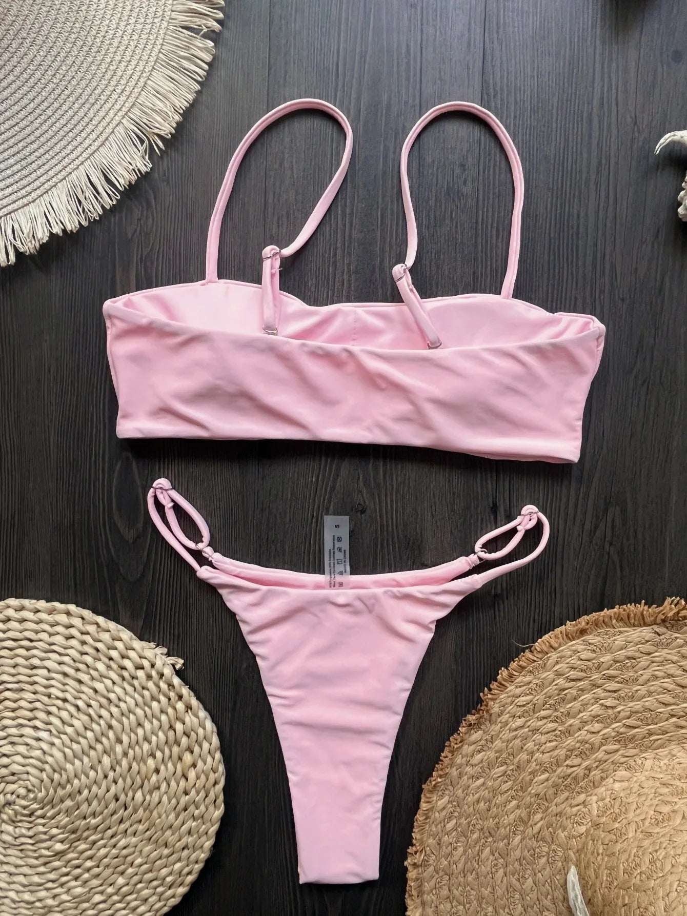 2025 Diamante Bikini Donne Sexy Costume Da Bagno A Fascia Biquini Push Up Costumi Da Bagno Femminile Lucido Costumi da Bagno Floreale Tuta Beachwear