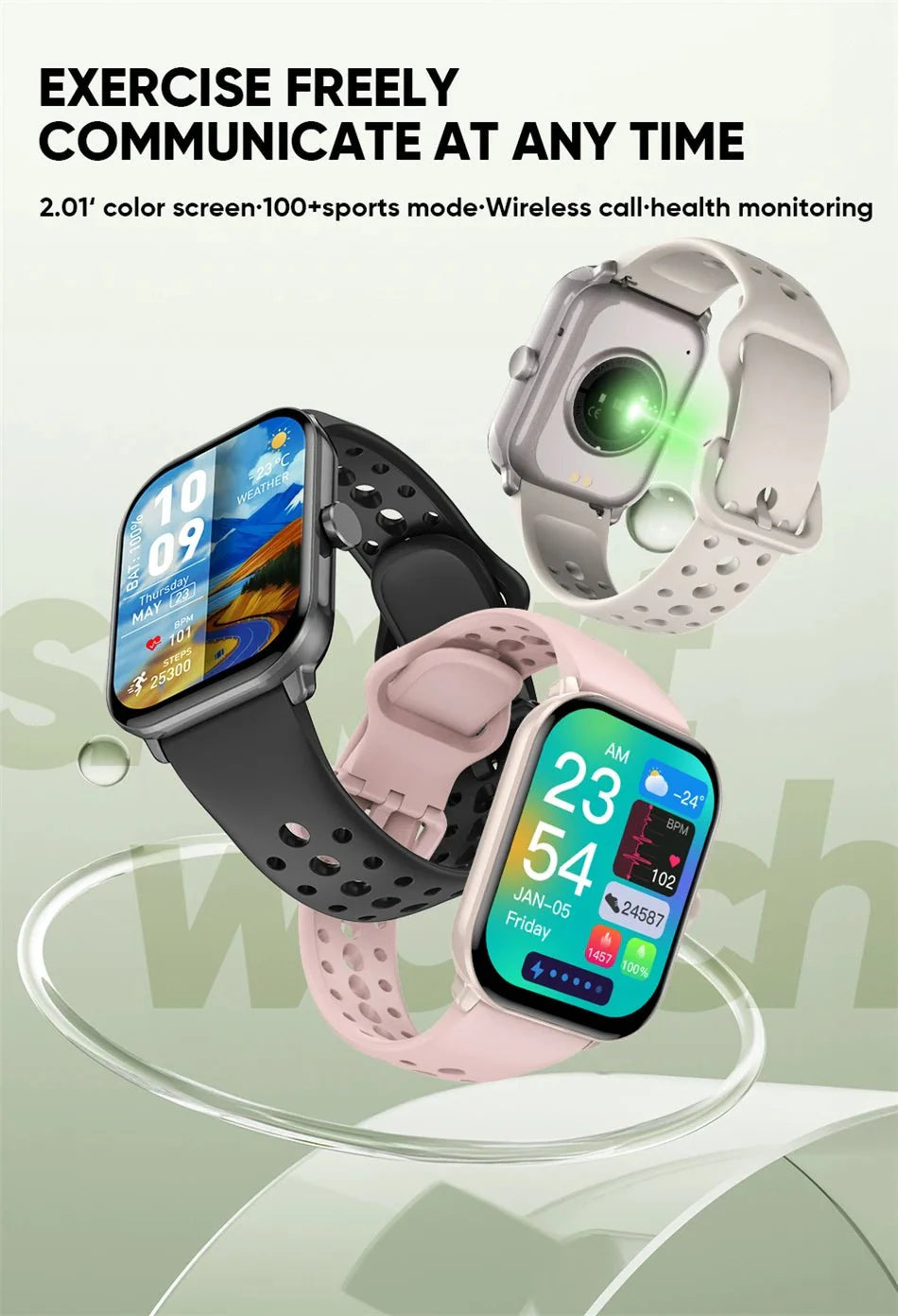 Per Xiaomi Watch 5 Smart Watch da uomo HD AMOLED schermo frequenza cardiaca chiamate Bluetooth localizzazione GPS Smartwatch sportivo impermeabile da donna