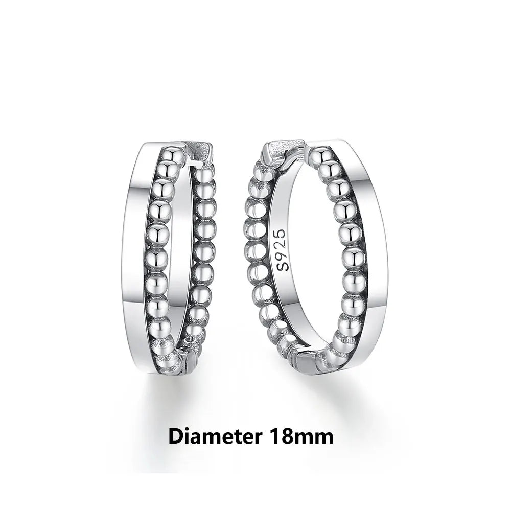 Orecchini Originali in Argento Sterling 925, Modello 2026, a Perno e a Cerchio con Cristalli, per Donna, in Oro Rosa, con Corona, Cuore, Infinito, Ape, Gioielli