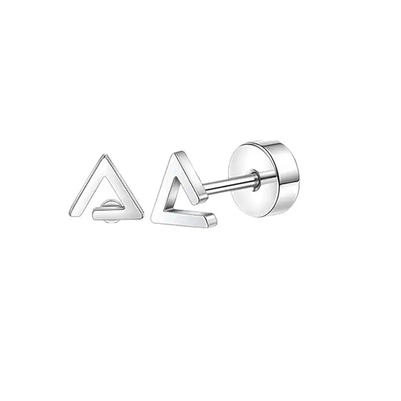 2 pz/set In Acciaio Inox Cuore Luna Earbone Della Vite Della Vite Della Sfera Orecchini con perno per Le Donne di Modo Dell'orecchio Trago Cartilagine Body Piercing