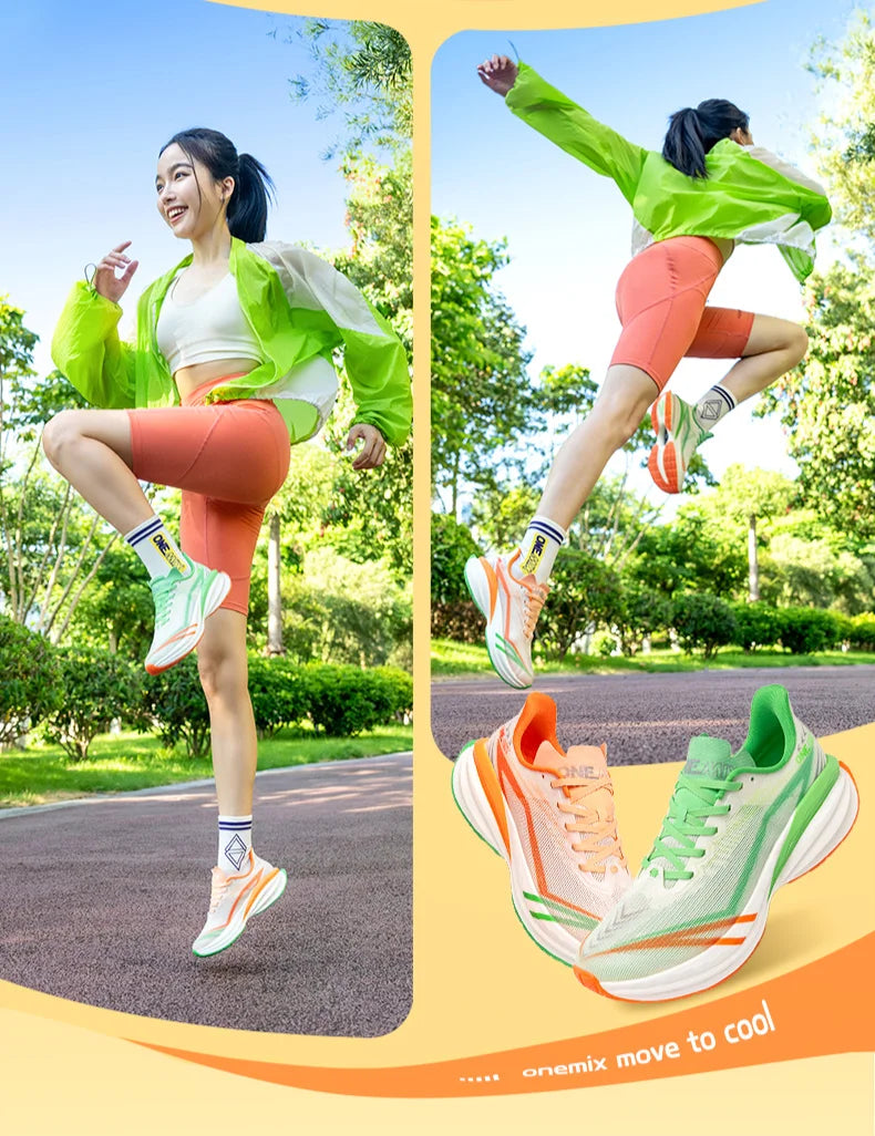 ONEMIX 2025 Estate Autunno Scarpe da corsa per uomo Design leggero Maratona ad asciugatura rapida Supporto per assorbimento degli urti Scarpe da ginnastica maschili