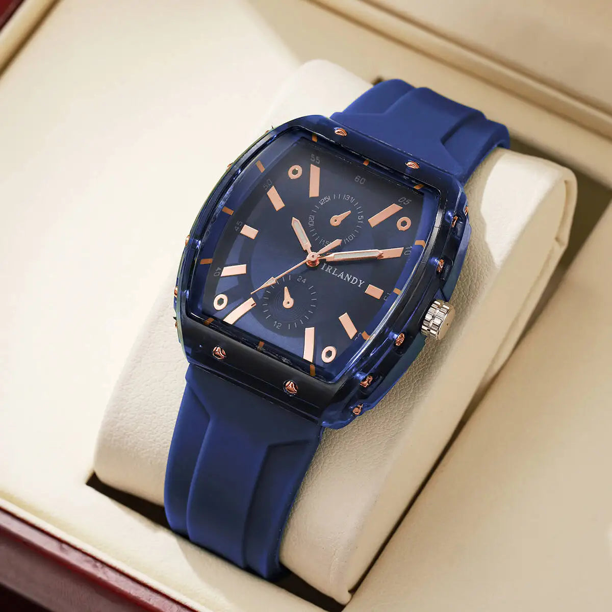 Orologi da donna alla moda Orologi da polso al quarzo da donna con cinturino in silicone casual per ragazze Orologio Reloj Mujer (senza scatola)