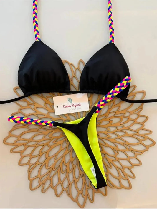 Micro Bikini 2026 Costume da bagno donna Nuovo costume da bagno sexy Halter Bikini Set brasiliano Biquini Perizoma femminile Beachwear Party Wear