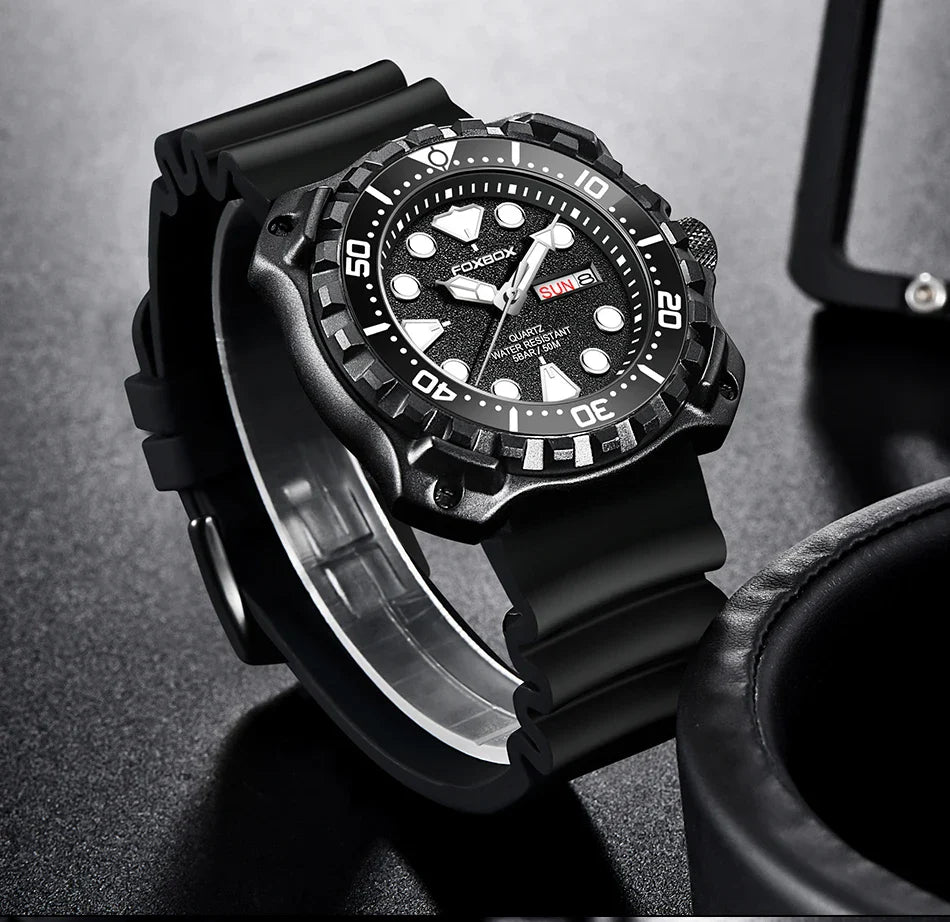 Orologio da uomo LIGE 2026 alla moda, orologio sportivo di lusso con quadrante grande, impermeabile, luminoso, al quarzo, con datario, per uomo, marca Foxbox