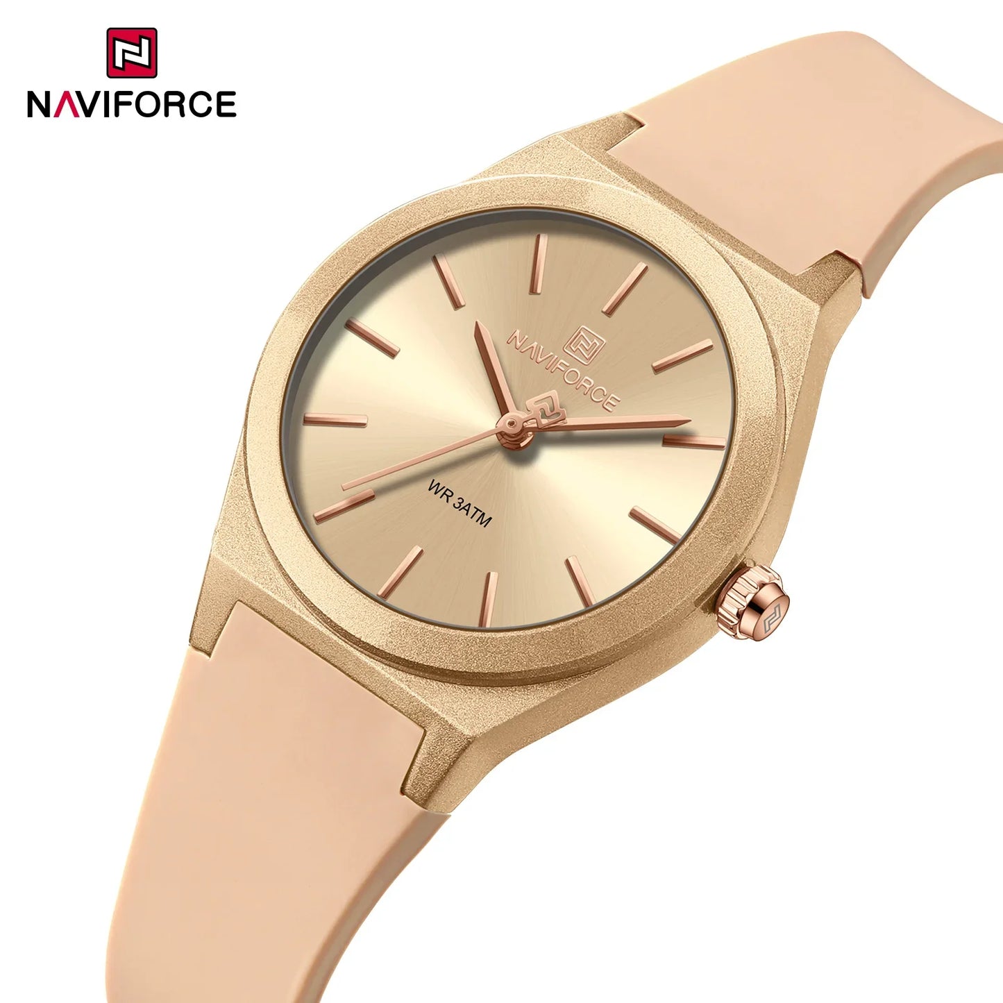 NAVIFORCE 2025 Orologi moda donna Orologio al quarzo Sport Cinturino in silicone Orologi da polso da donna Orologio semplice Regalo relogios feminino