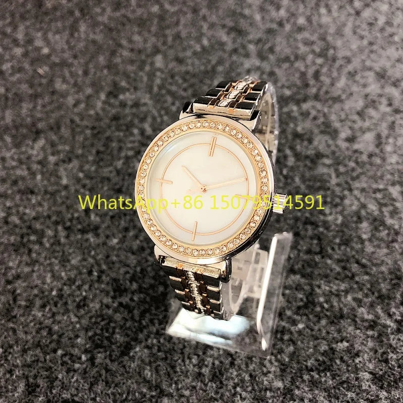 Orologi di Lusso in Cristallo per Donne, Marca di Moda, Orologio al Quarzo con Diamanti per Signore, Orologi da Polso Femminili in Acciaio, Relogio Feminino, Regalo