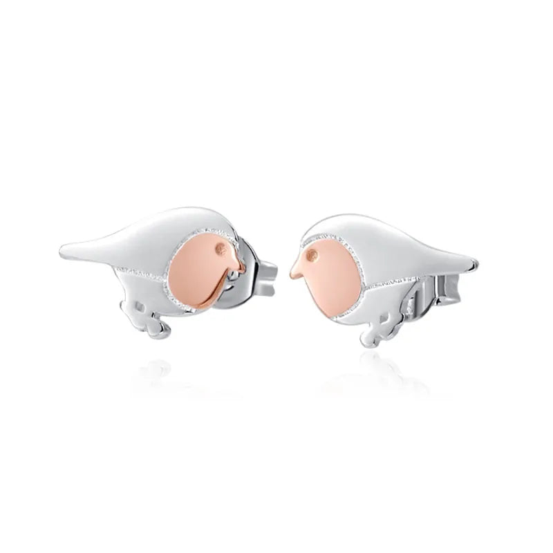 2025 Orecchini a cerchio in cristallo per le donne Orecchini gioielli Farfalla rosa Bule Moon Star Orecchini originali in argento sterling 925