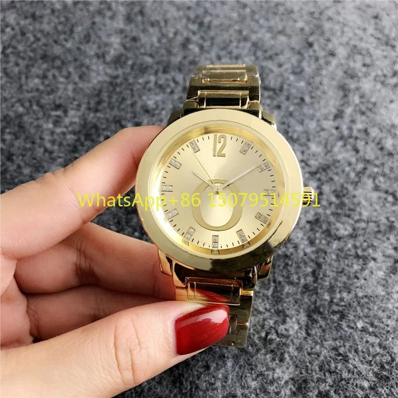 Nuovi Orologi da Donna di Lusso, Moda, Calendario, Acciaio Inossidabile, Quarzo, Orologi da Polso da Donna, Reloj Mujer, Best Seller, Montre