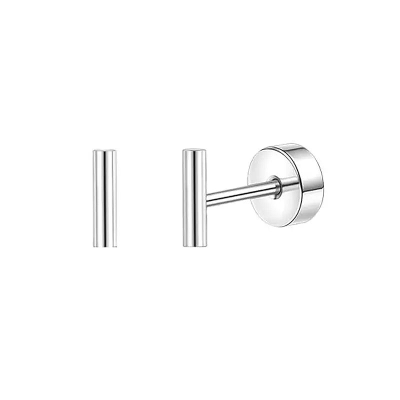 2 pz/set In Acciaio Inox Cuore Luna Earbone Della Vite Della Vite Della Sfera Orecchini con perno per Le Donne di Modo Dell'orecchio Trago Cartilagine Body Piercing