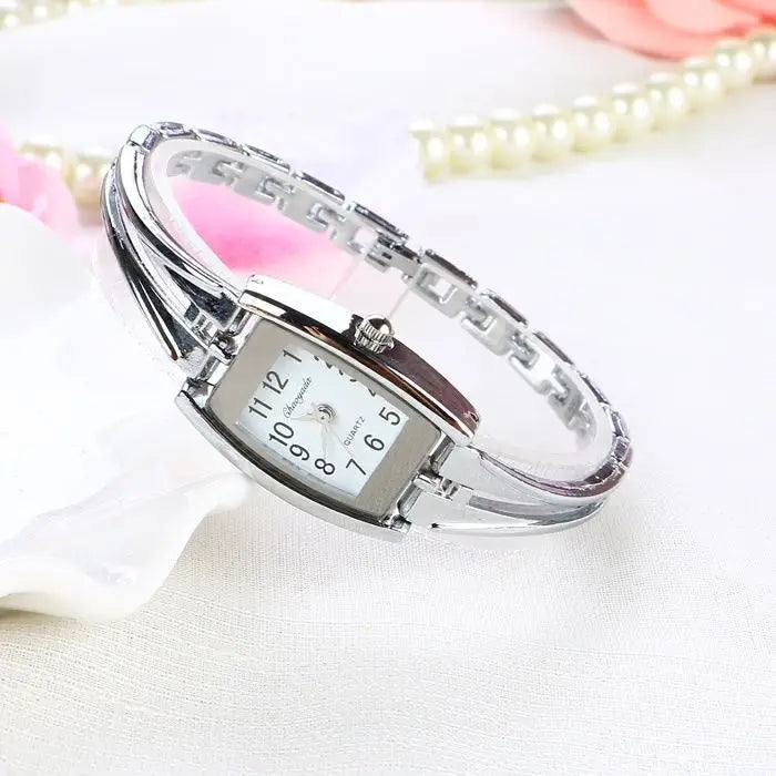 I più nuovi braccialetti per orologi da polso da donna Orologi da donna in acciaio inossidabile di moda Orologio da donna al quarzo Orologi Reloj Mujer