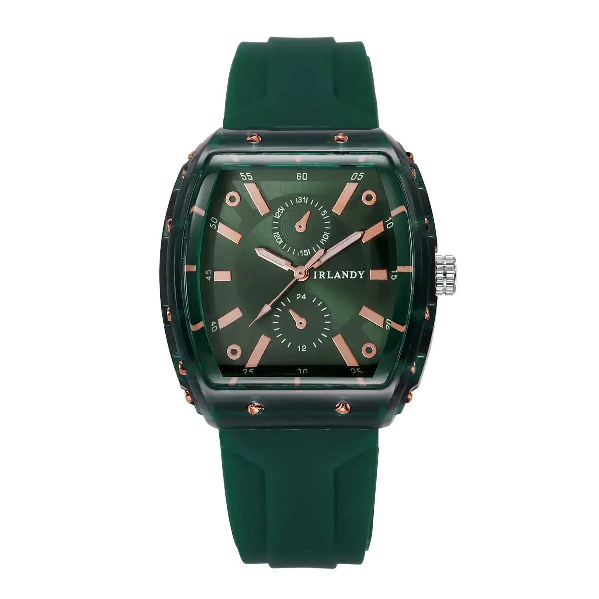 Orologi da donna alla moda Orologi da polso al quarzo da donna con cinturino in silicone casual per ragazze Orologio Reloj Mujer (senza scatola)