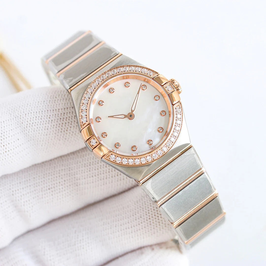 Orologio da Polso da Donna di Lusso al Quarzo, Elegante Orologio da Polso di Design Impermeabile con Data, Orologi da Donna al Quarzo 2026