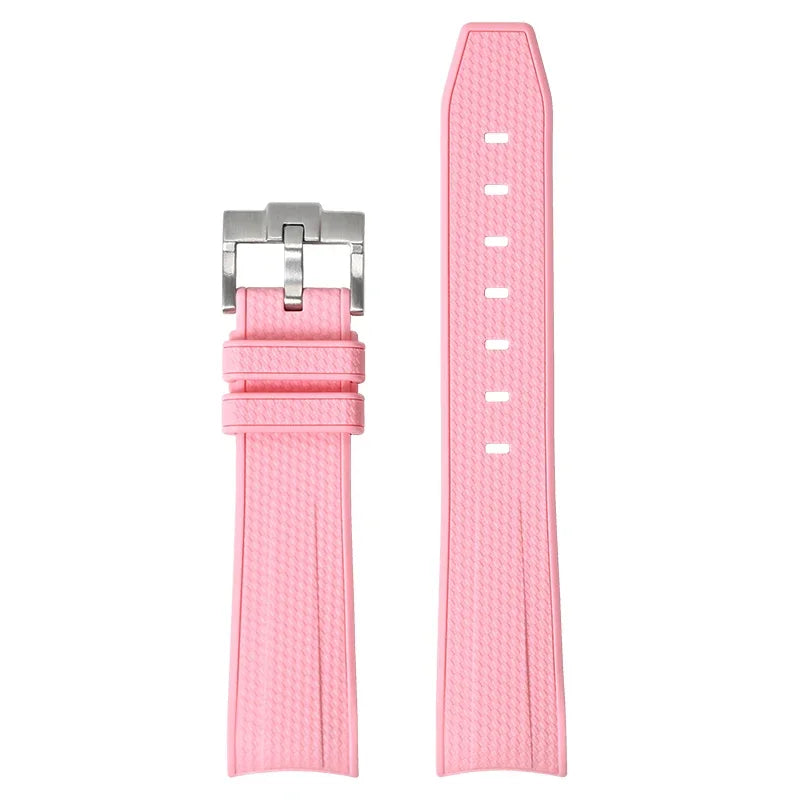 Cinturino in gomma per Swatch X Omega Joint MoonSwatch Cinturino sportivo impermeabile da 20 mm Cinturino con estremità curva in silicone per uomo donna