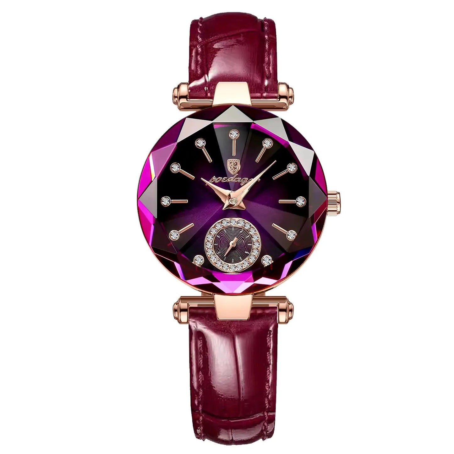 POEDAGAR Orologi al quarzo da donna eleganti di lusso Orologio impermeabile in acciaio inossidabile per donna Orologio da polso da donna alla moda casual reloj