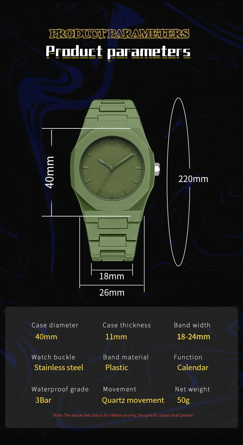 VA VA VOOM Orologio creativo da uomo di marca Moda Silicone Nero Business Style Arabo Digitale Creativo Militare Orologi sportivi al quarzo