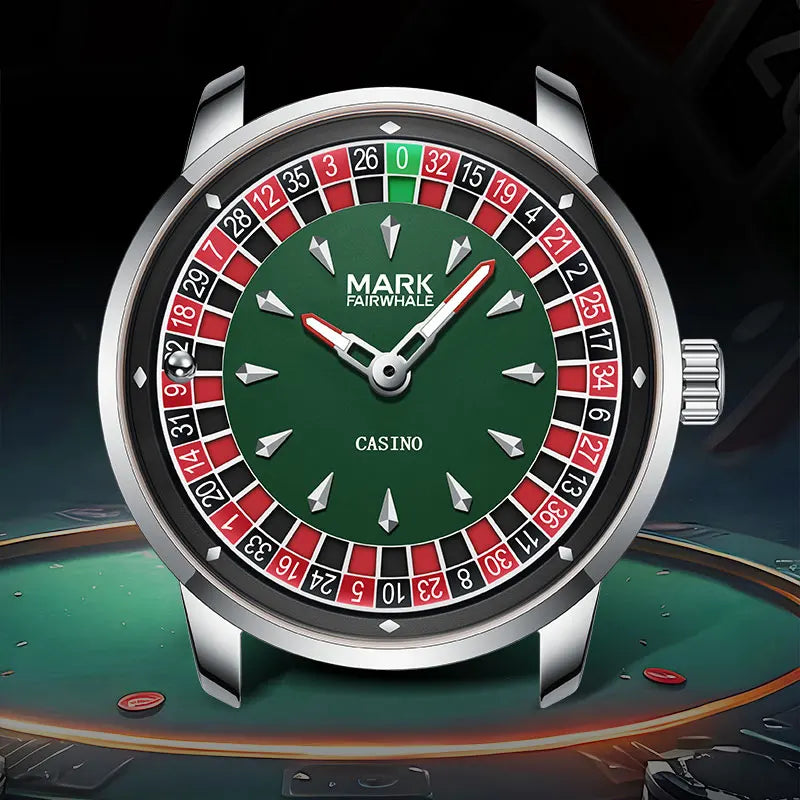 Mark Fairwhale 5031 Nuovo orologio al quarzo da uomo di marca superiore quadrante digitale rotante intrattenimento freddo orologio da notte impermeabile reloj