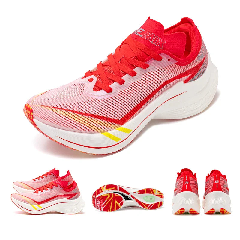 ONEMIX 2026 Tupo Nuove Scarpe da Corsa Marathon con Piastra in Carbonio, Supporto Stabile per Assorbimento degli Urti, Sneakers Ultraleggere con Rimbalzo