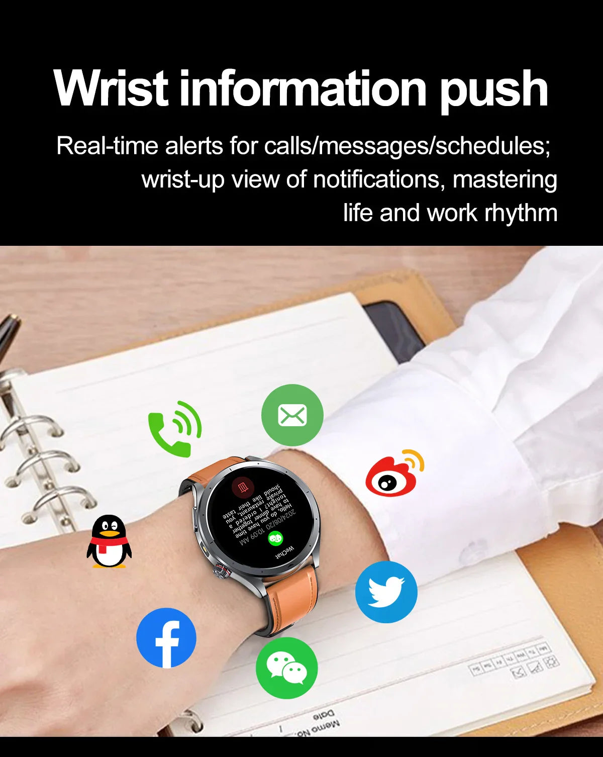 Nuovo Smartwatch 2026 per Analisi del Grasso Corporeo, ECG+PPG, Acido Urico, Pressione Sanguigna, Ossigeno nel Sangue, Orologio con Chiamate per Uomini e Donne