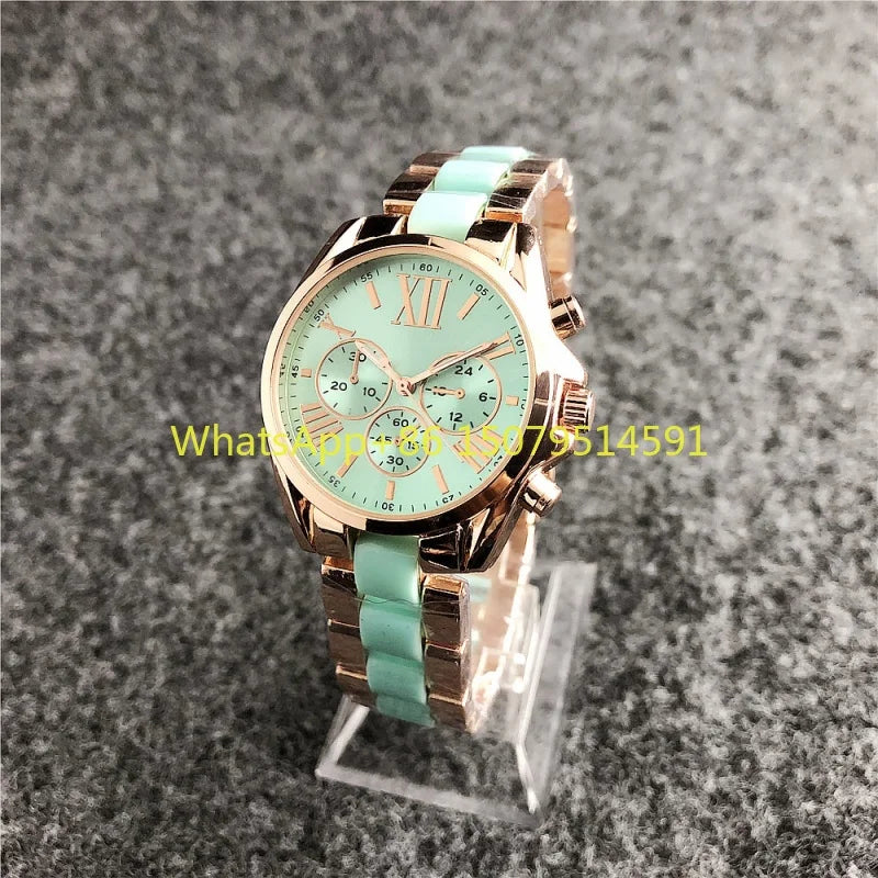 Nuovi orologi da polso da donna in acciaio inossidabile, orologi al quarzo da donna, orologi eleganti da donna di marca di lusso, orologi da donna