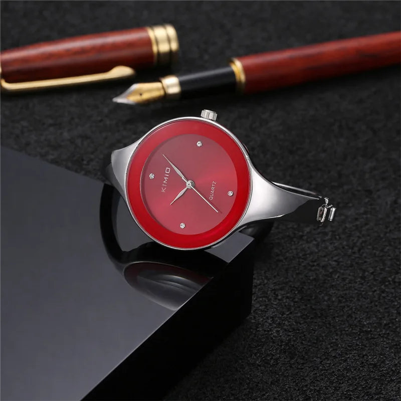 Orologi da polso da donna Moda Feminino Relogio Orologi da polso da donna in acciaio inossidabile Orologio da donna in cristallo di lusso Reloj Mujer