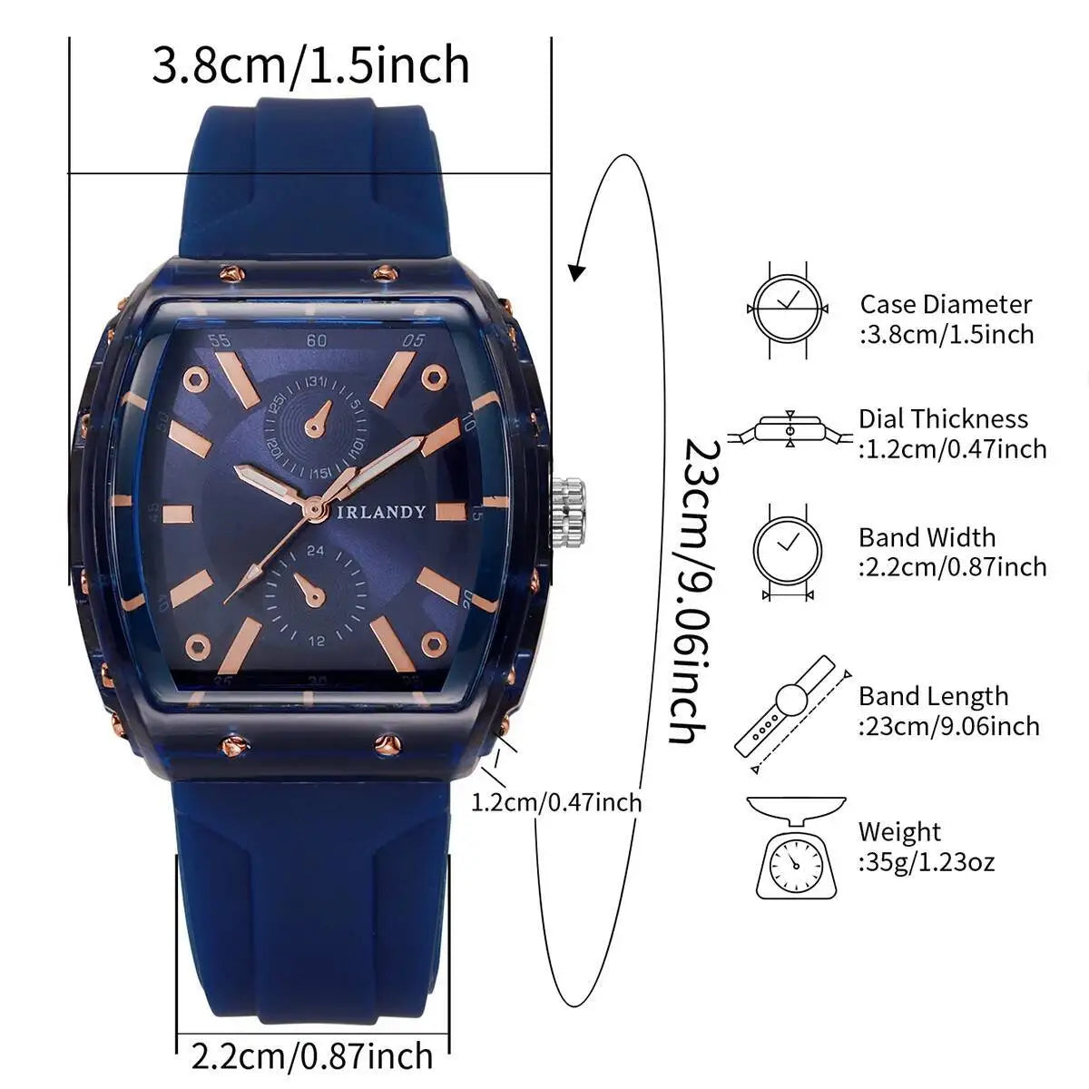 Orologi da donna alla moda Orologi da polso al quarzo da donna con cinturino in silicone casual per ragazze Orologio Reloj Mujer (senza scatola)