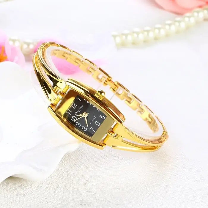 I più nuovi braccialetti per orologi da polso da donna Orologi da donna in acciaio inossidabile di moda Orologio da donna al quarzo Orologi Reloj Mujer