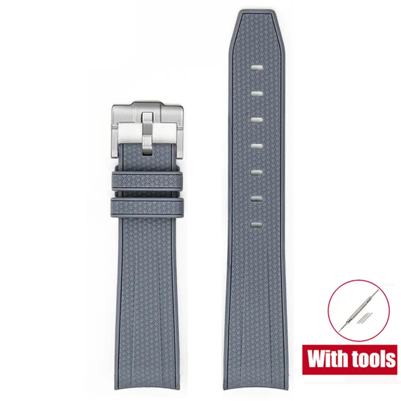 Cinturino in gomma per Swatch X Omega Joint MoonSwatch Cinturino sportivo impermeabile da 20 mm Cinturino con estremità curva in silicone per uomo donna