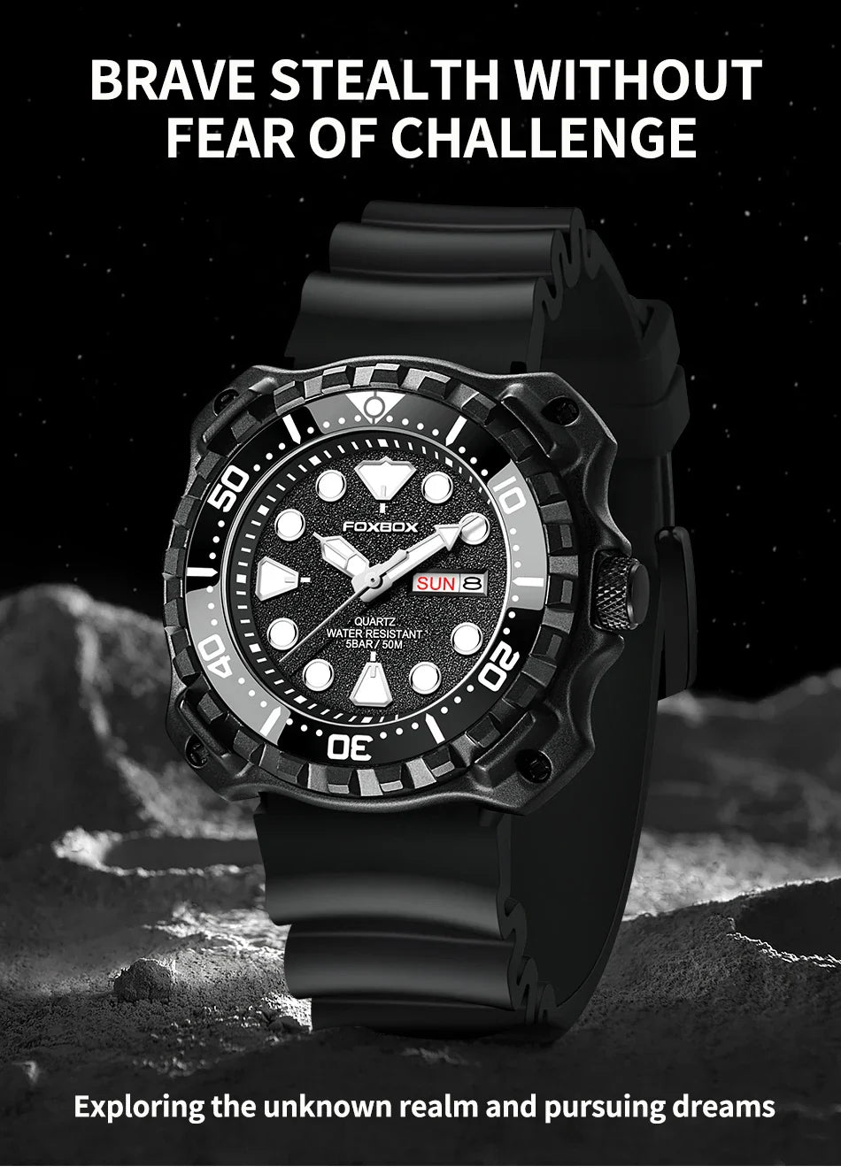 Orologio da uomo LIGE 2026 alla moda, orologio sportivo di lusso con quadrante grande, impermeabile, luminoso, al quarzo, con datario, per uomo, marca Foxbox
