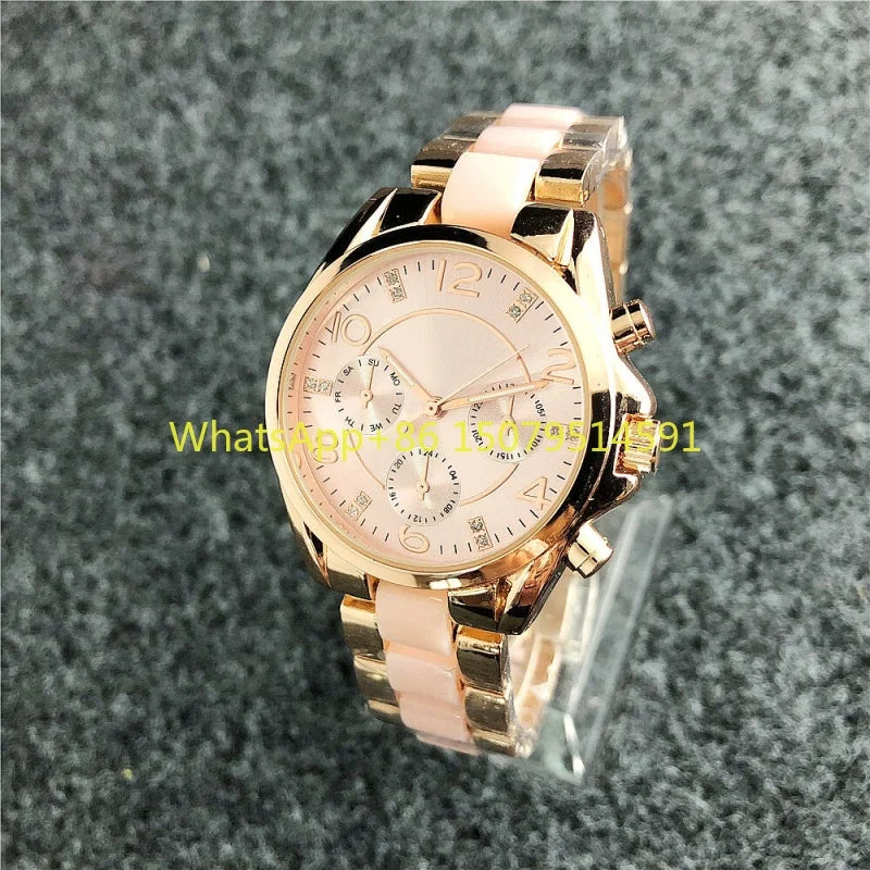 Nuovi orologi da polso da donna in acciaio inossidabile, orologi al quarzo da donna, orologi eleganti da donna di marca di lusso, orologi da donna