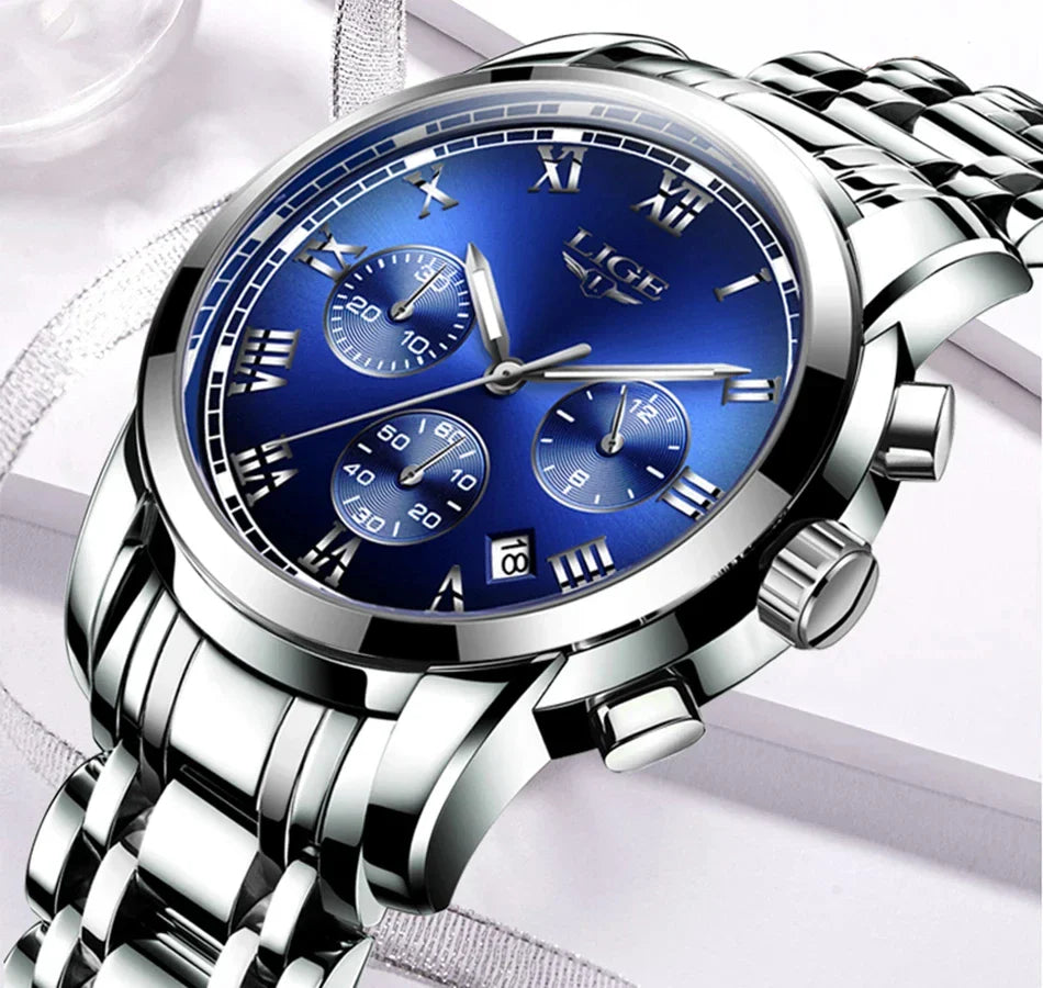 LIGE 2024 nuove donne di moda orologi da donna top brand di lusso creativo bracciale da donna in acciaio orologi orologio impermeabile al quarzo femminile