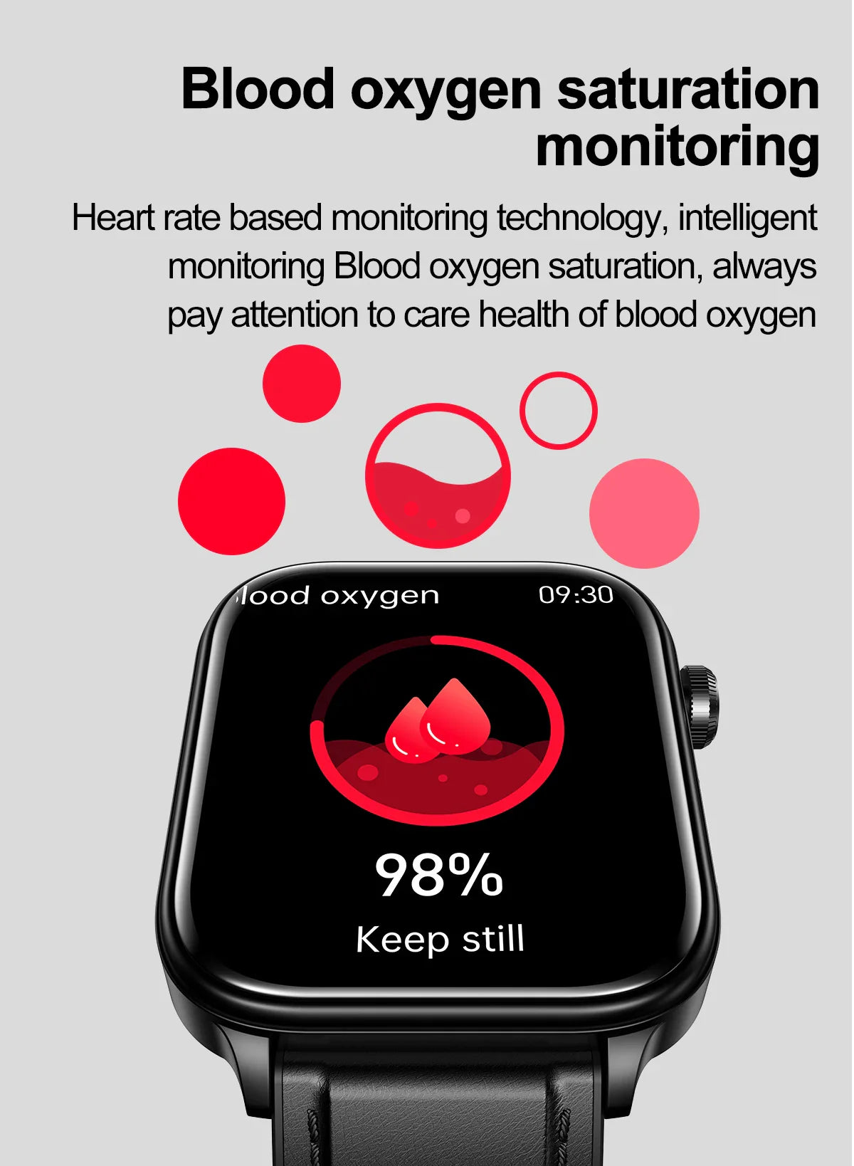 Nuovo 2025 Smartwatch per XIAOM1 con ECG+PPG, Monitoraggio Grasso Sanguigno e Acido Urico, Frequenza Cardiaca, Pressione Sanguigna, Chiamate Bluetooth per Uomini e Donne