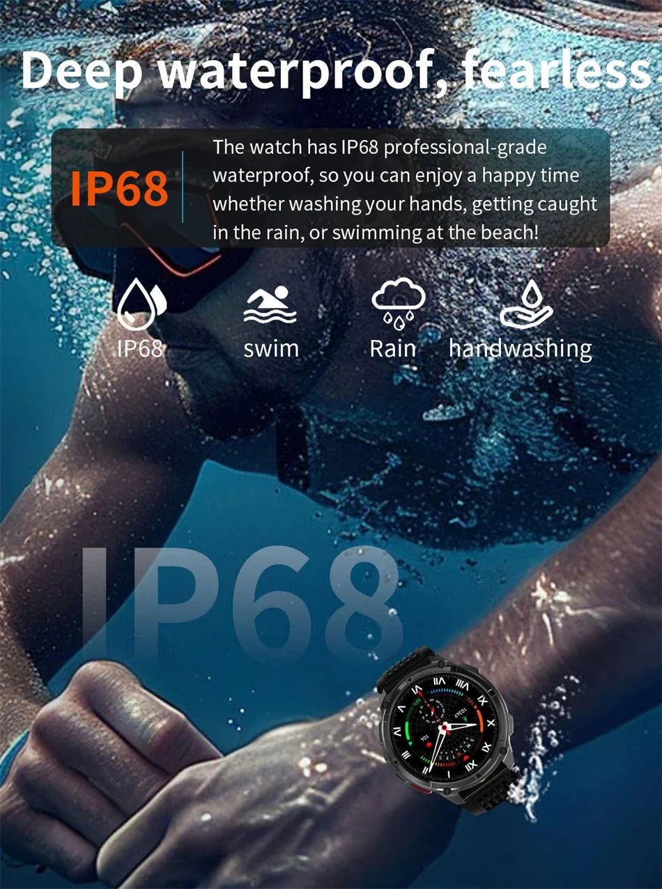Nuovo T-Rex3 Ultra 1100mAh Batteria Smart Watch GPS Track Bussola IP69K Impermeabile Sport tracker All'aperto Militare Smartwatch